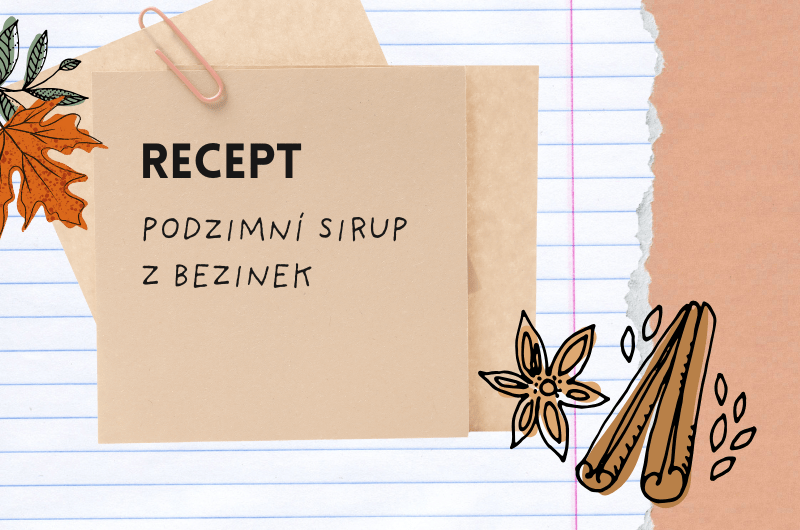 Podzimní bezinkový sirup